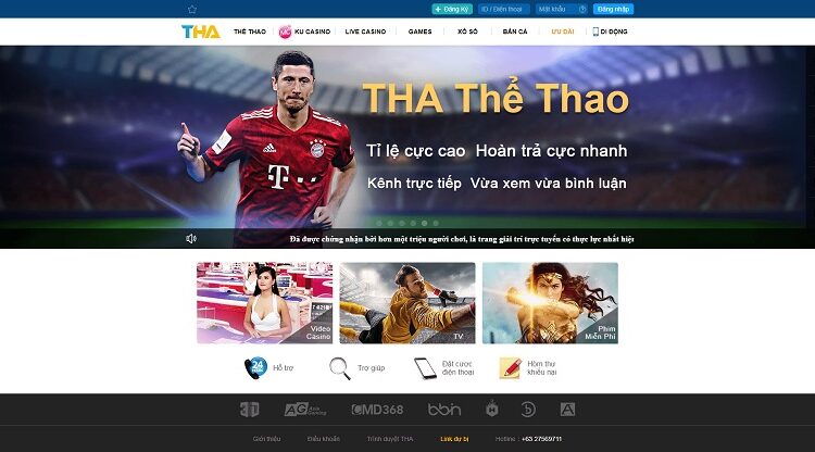 đăng nhập thiên hạ bet