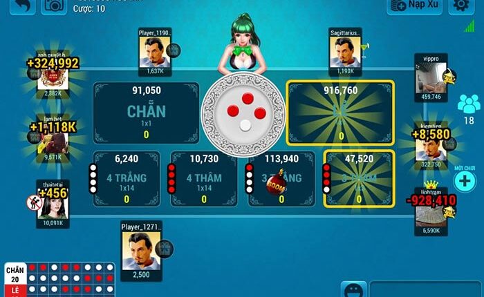 Chiến thuật chơi xóc đĩa online