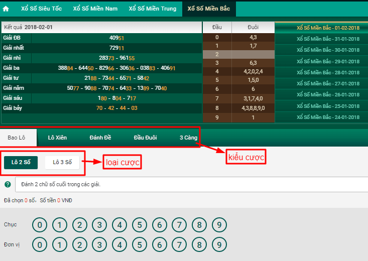 hướng dẫn đánh đề online thabet