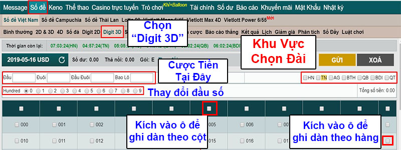 chơi xổ số lô đề tại thabet