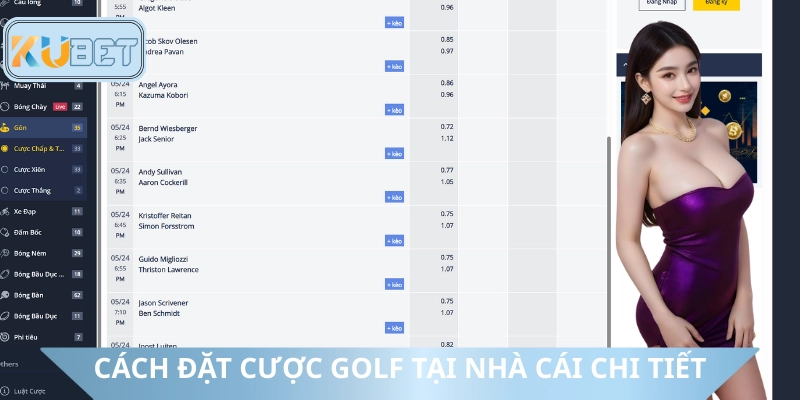 Hướng dẫn chơi Golf cược dễ hiểu, dễ áp dụng